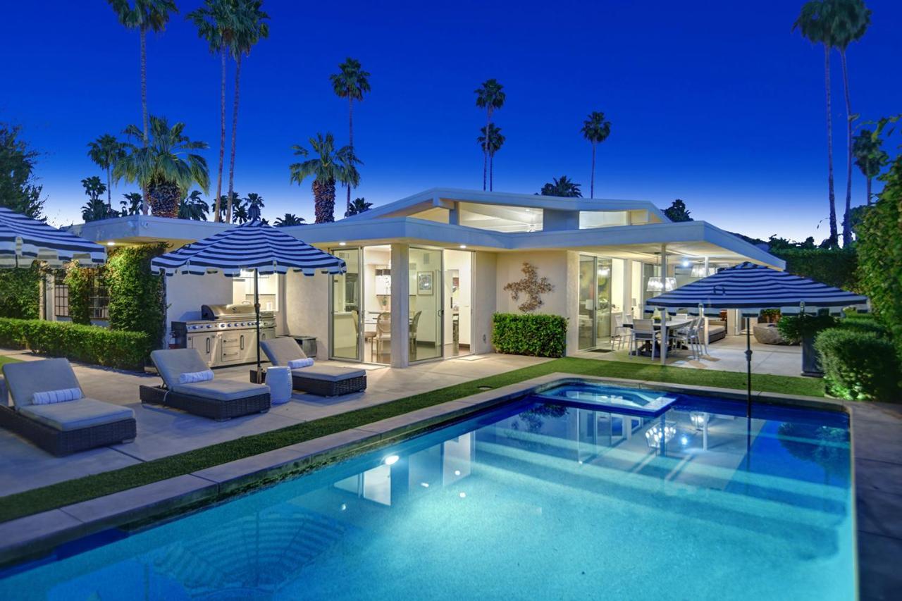 Canyon Palms Estate- Ultra-Luxe, Pool, Spa, Firepit, Outdoor Kitchen & More Palm Springs Exterior photo